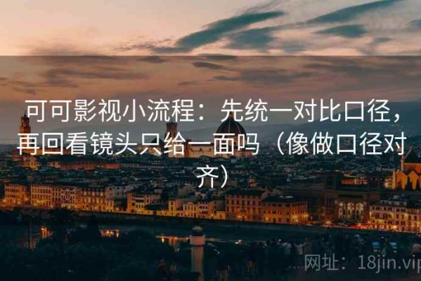 可可影视小流程：先统一对比口径，再回看镜头只给一面吗（像做口径对齐）